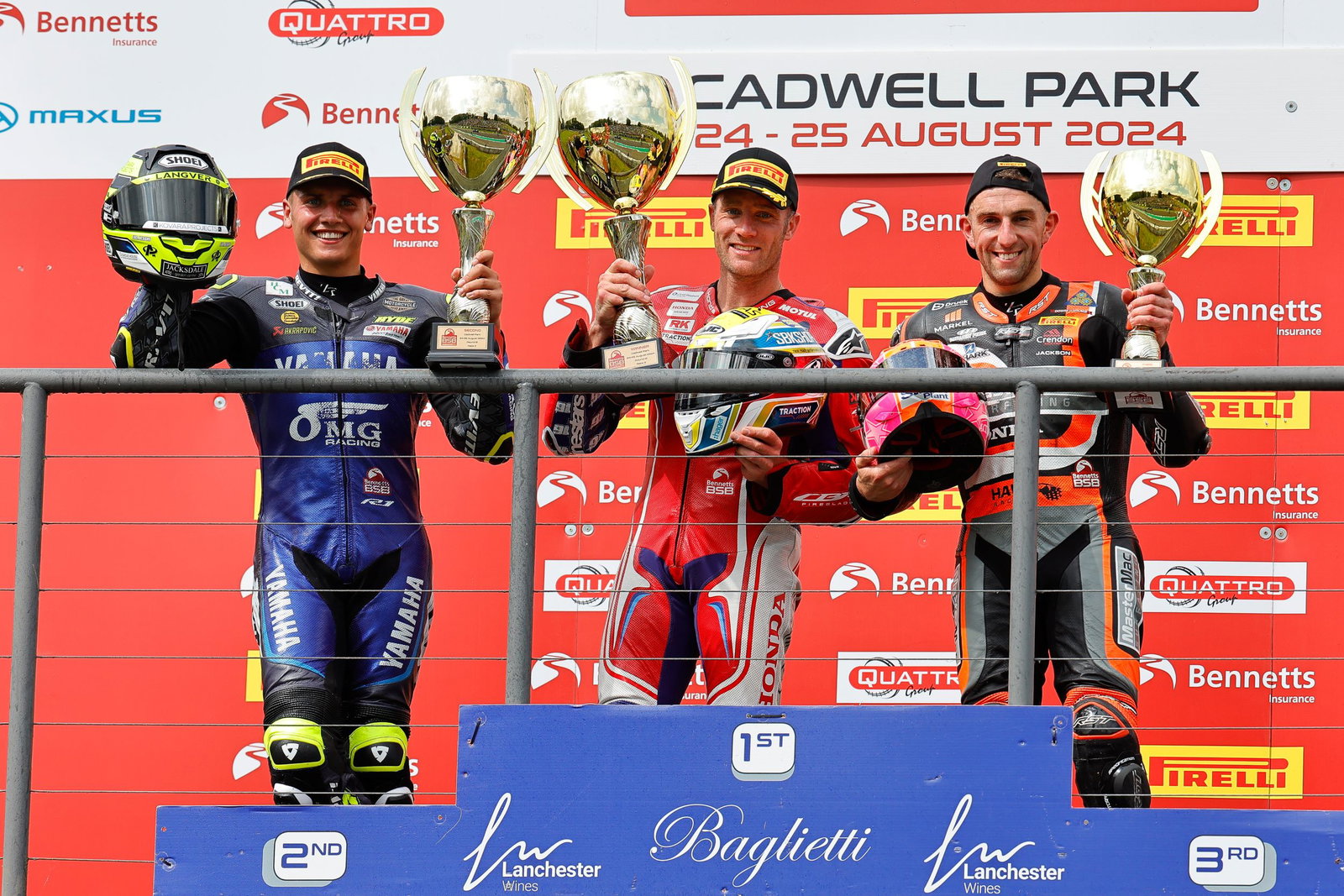 Cadwell Park, Race two podium,2024 